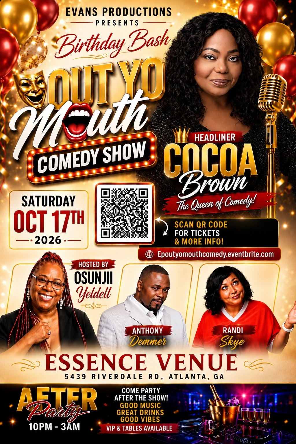 Out Yo Mouth Comedy Show — October 17, 2026